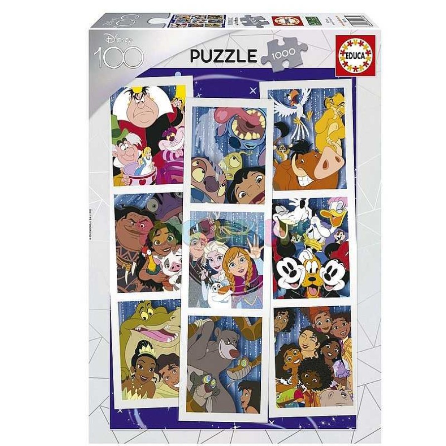 Juegos De Mesa Y Puzzles Disney | Puzzle 1000 Collage Disney 100