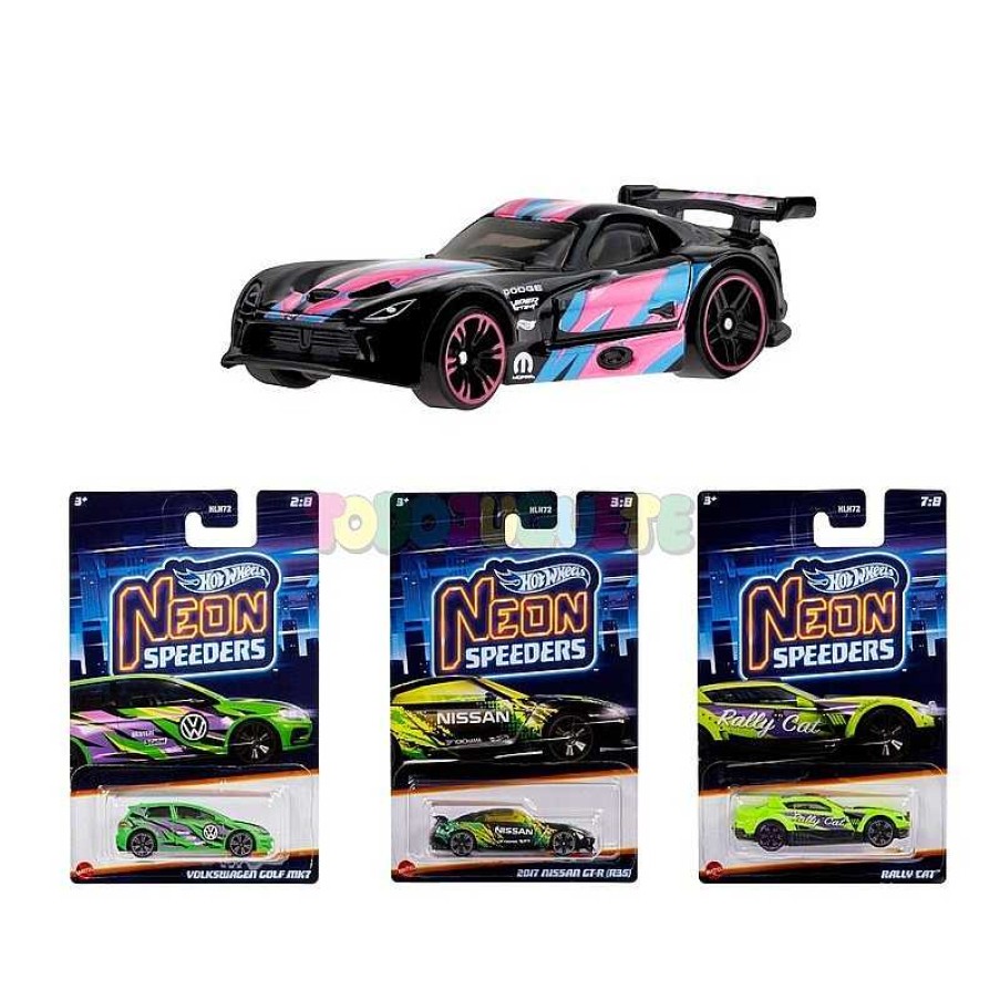 Coches, Circuitos Y Parkings Hot Wheels | Hot Wheels Neon Speeders Coche Surtido