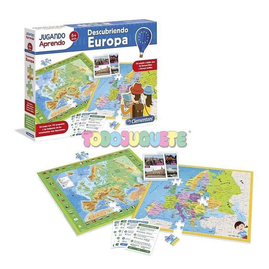 Juegos De Mesa Y Puzzles Clementoni Iberica,S.L. | Jugando Aprendo Descubriendo Europa