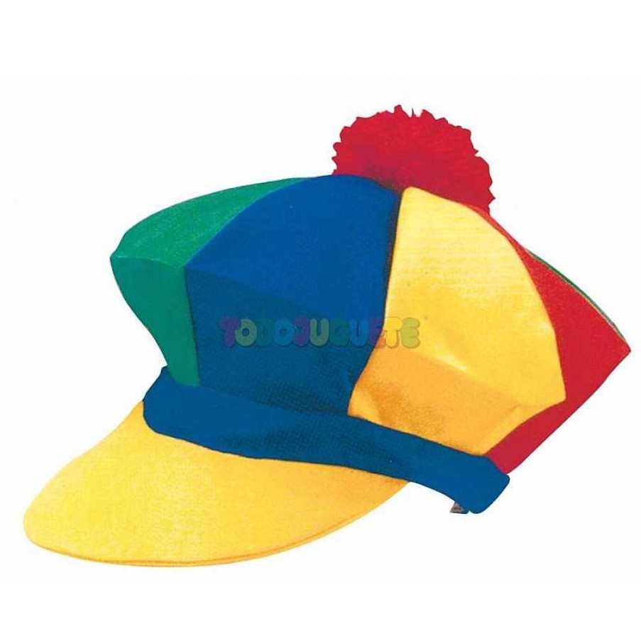 Disfraces Y Accesorios Todojuguete | Gorra Bola Rayas Multicolor Adulto