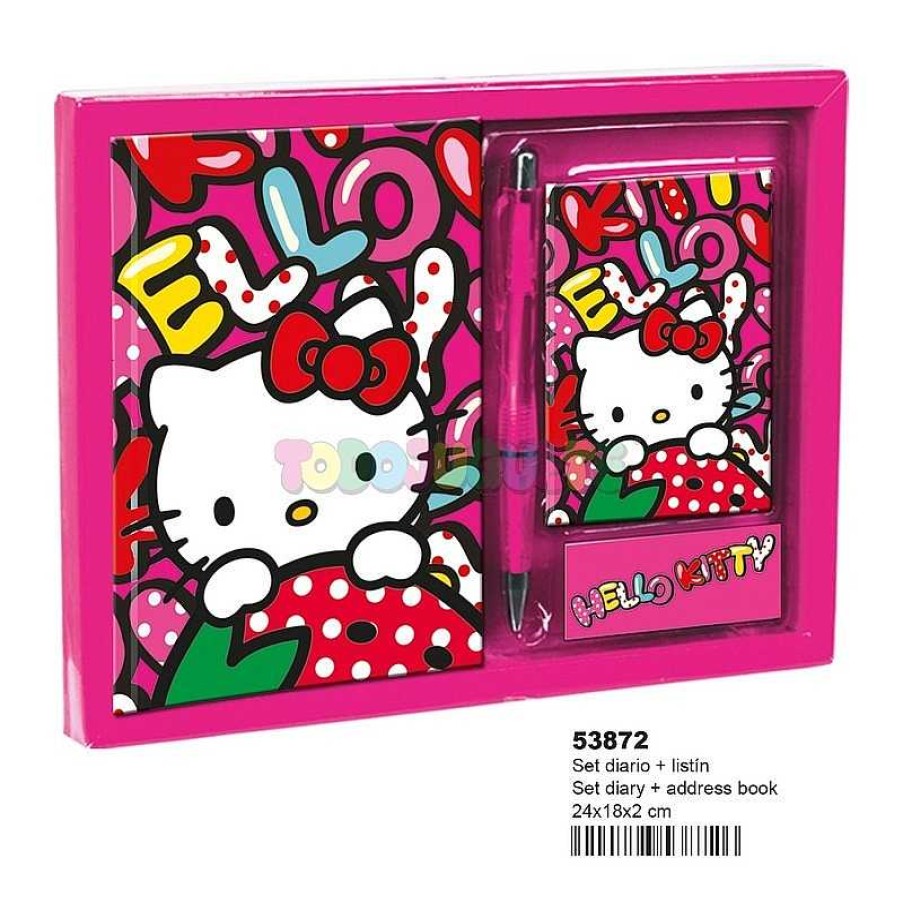 Joyer A, Peluquer A Y Cosm Tica Hello Kitty | Hello Kitty Sweetness Set Diario + List N