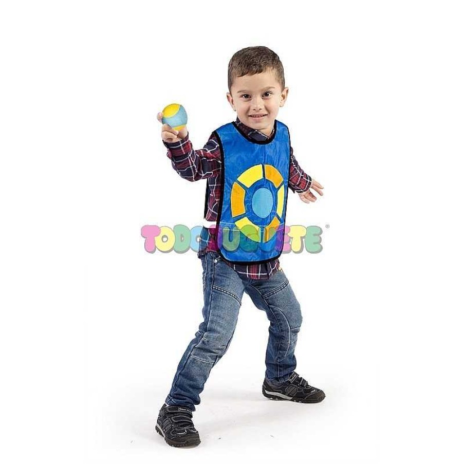 Deportes Y Bicicletas Todojuguete | Set 2 Chalecos Con 4 Bolas Velcro