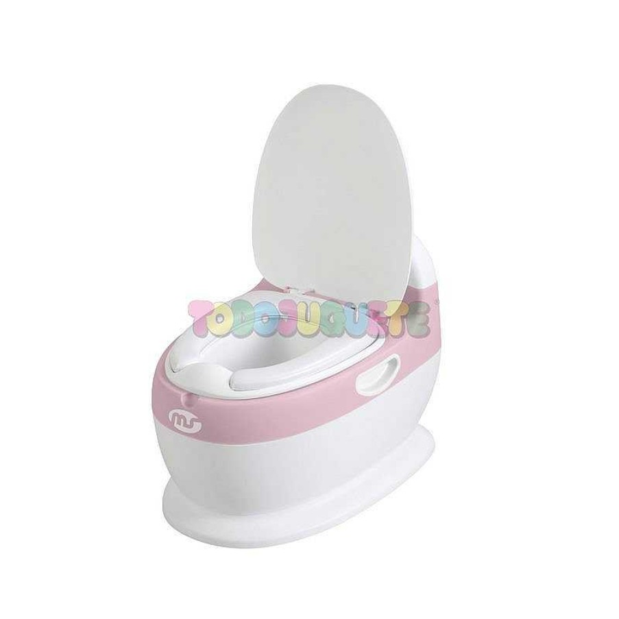 Puericultura Innovaciones M.S. S.L. | Orinal Potty Plus Asiento Acolchado Rosa Ms