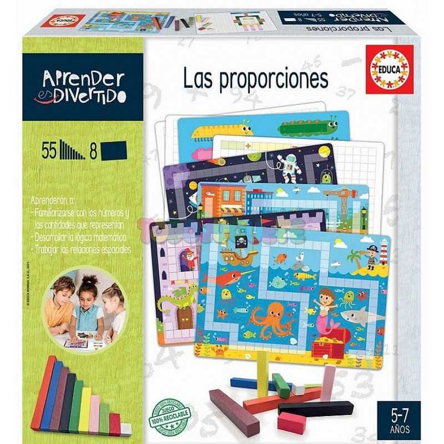 Juegos De Mesa Y Puzzles Educa Borras S.A. | Juego Las Proporciones Aprender Es Divertido