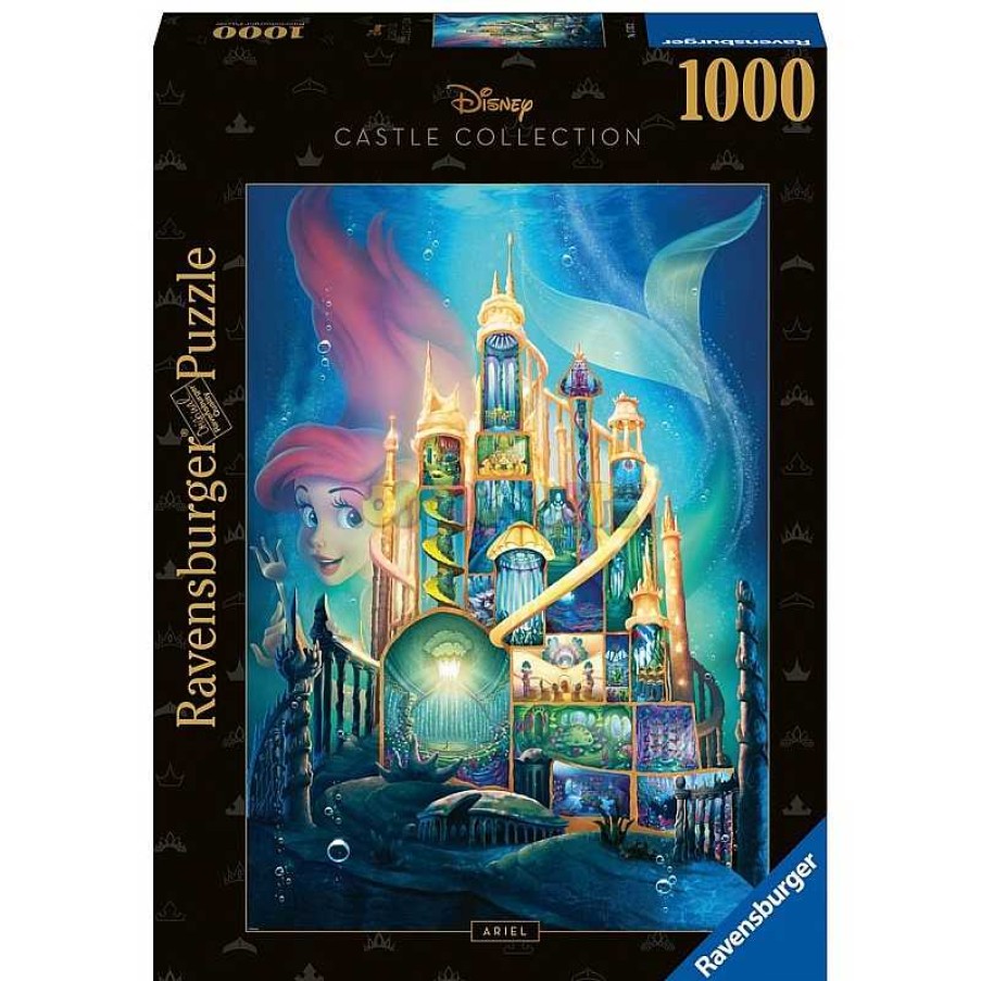 Juegos De Mesa Y Puzzles Disney | Puzzle 1000 Castillo Disney Ariel