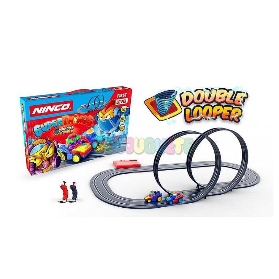 Coches, Circuitos Y Parkings SuperZings | Circuito Superthings Double Looper