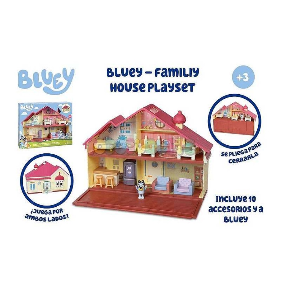 Personajes Y Accesorios Nenuco | Bluey Playset Family House