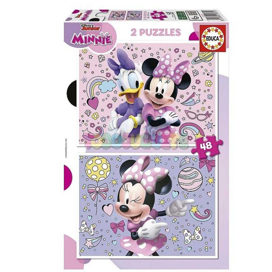 Juegos De Mesa Y Puzzles Minnie | Puzzle 2X48 Minnie