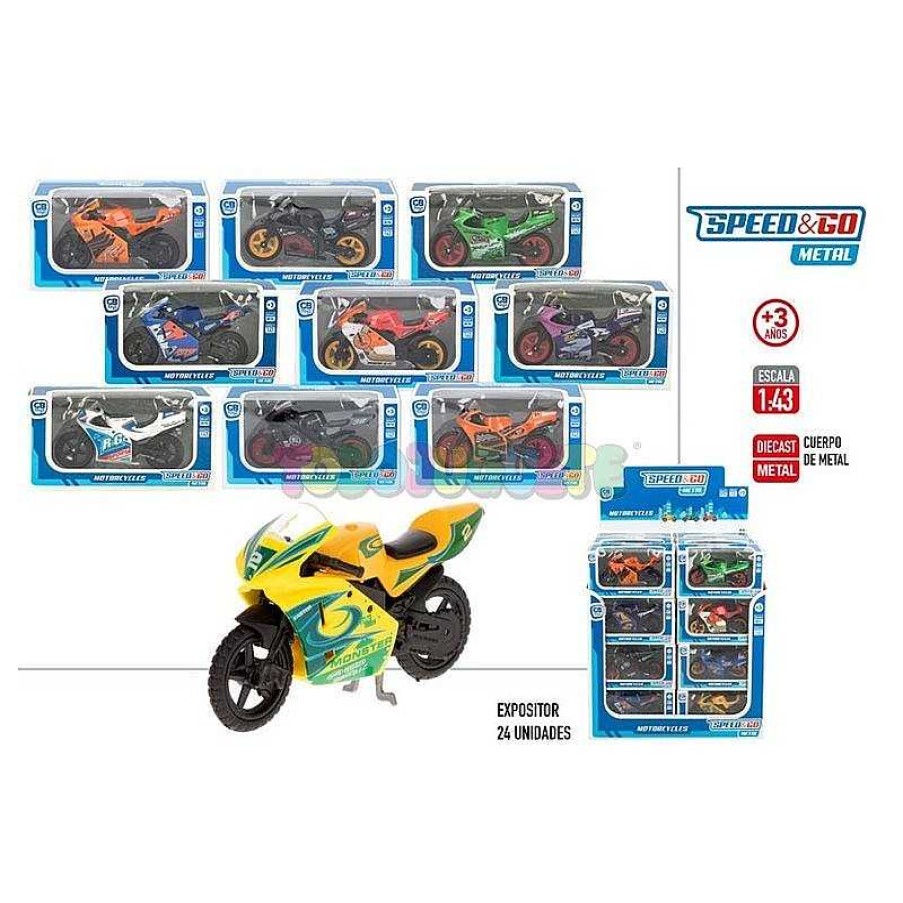 Coches, Circuitos Y Parkings Color Baby, S.L. | Moto Metal Sport Bike 1:43 Speed&Go