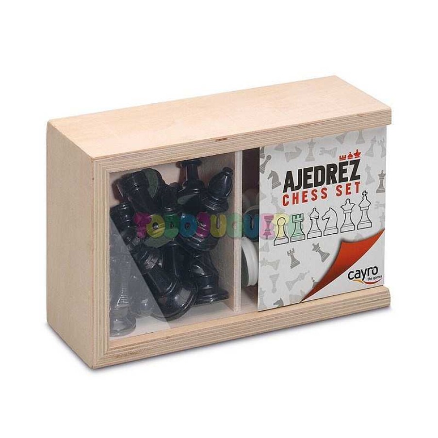 Juegos De Mesa Y Puzzles Cayro Juegos,S.L. | Accesorios Ajedrez N 3 Caja Madera