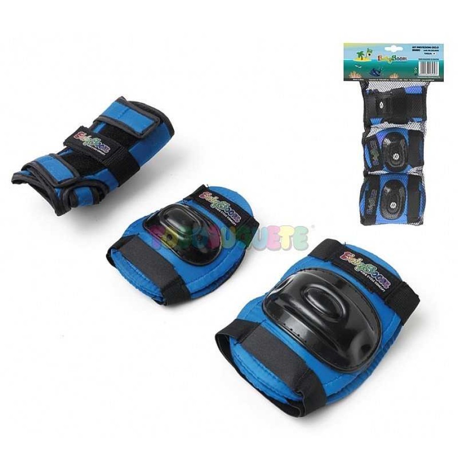 Deportes Y Bicicletas Todojuguete | Set 3 Protecciones Skateboard Azul