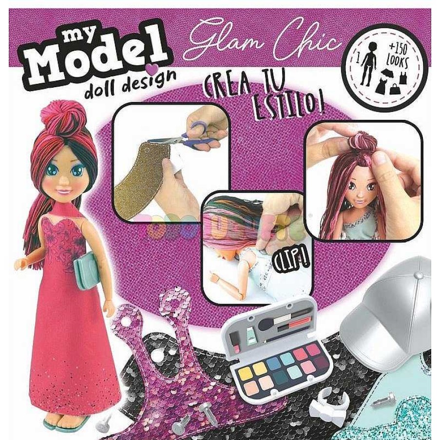 Manualidades Educa Borras S.A. | My Model Doll Design Glam Chic