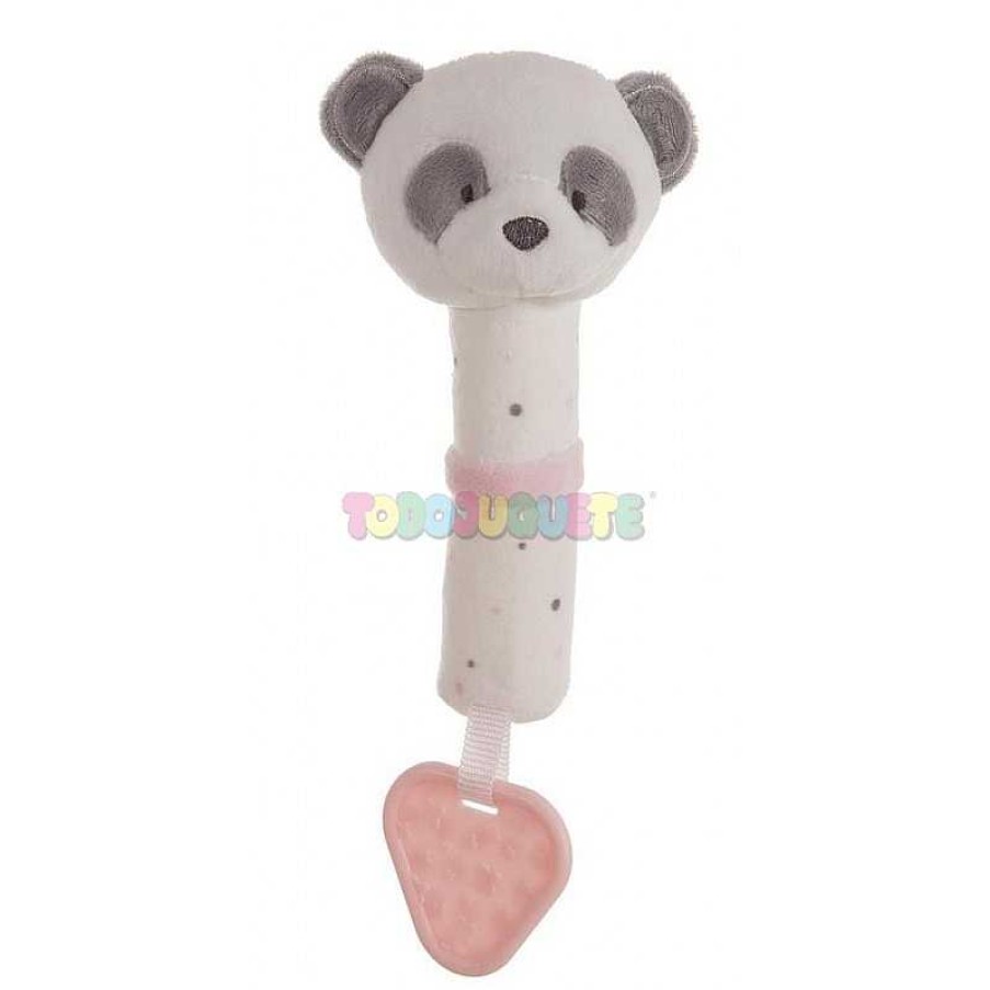 Primera Infancia Todojuguete | Pito Mordedor Baby Panda Rosa 20 Cm