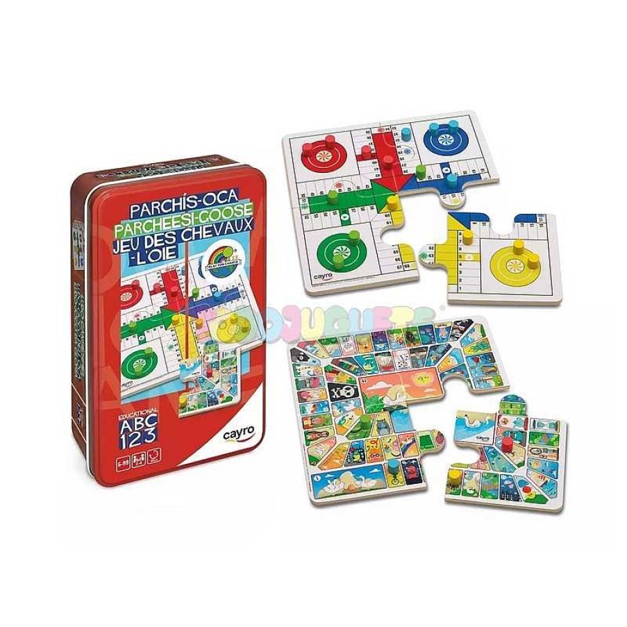 Juegos De Mesa Y Puzzles Cayro Juegos,S.L. | Juego Parch S - Oca Caja Metalica De Viaje