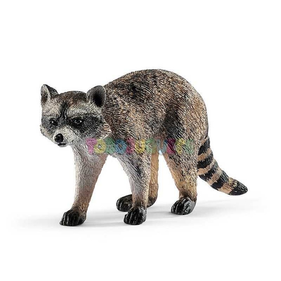 Personajes Y Accesorios Schleich | Figura Mapache Schleich