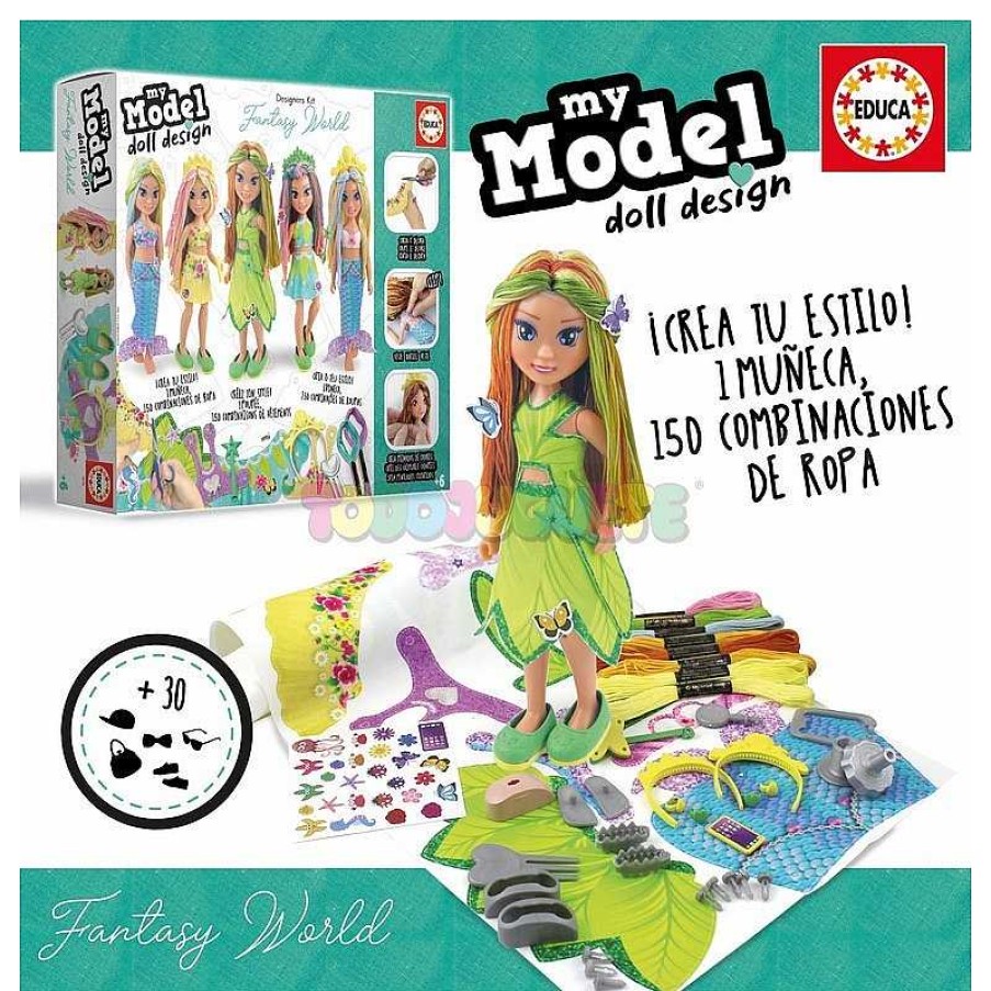 Manualidades Educa Borras S.A. | My Model Doll Design Fantasy World