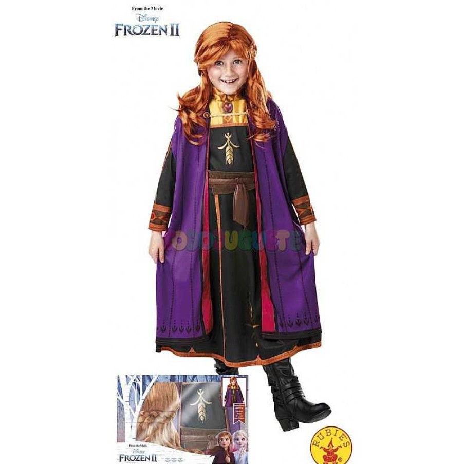 Cat Logo De Disfraces Frozen | Disfraz Frozen 2 Anna Con Peluca T.M