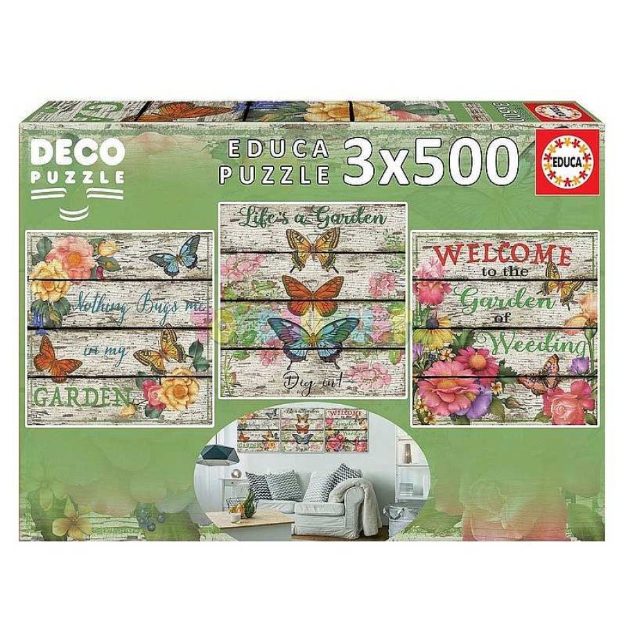 Juegos De Mesa Y Puzzles Educa Borras S.A. | Puzzle 3X500 Jard N Campestre