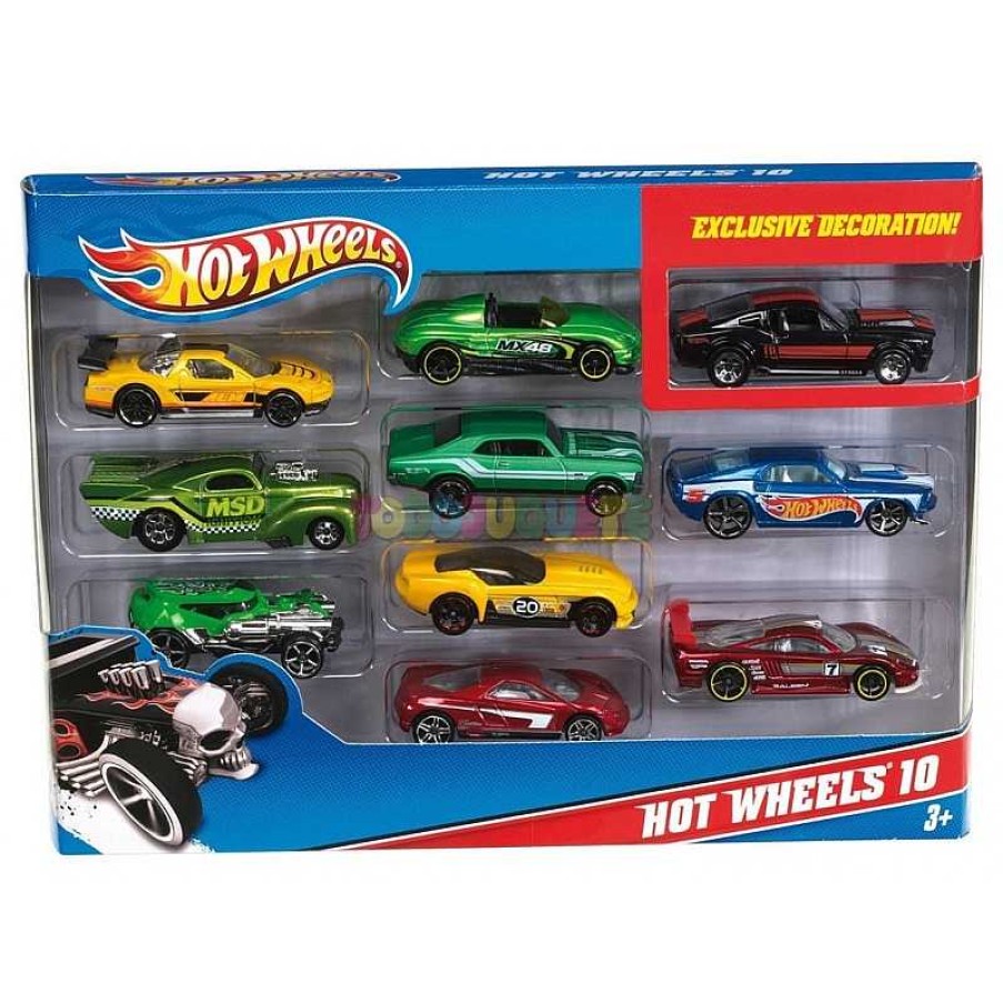 Coches, Circuitos Y Parkings Hot Wheels | Hot Wheels Pack 10 Veh Culos