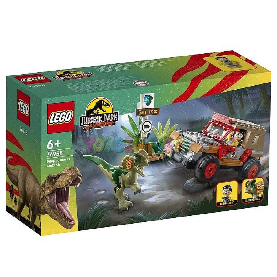 Juegos De Construcci N Lego | Lego Jurassic World Emboscada Al Dilofosaurio