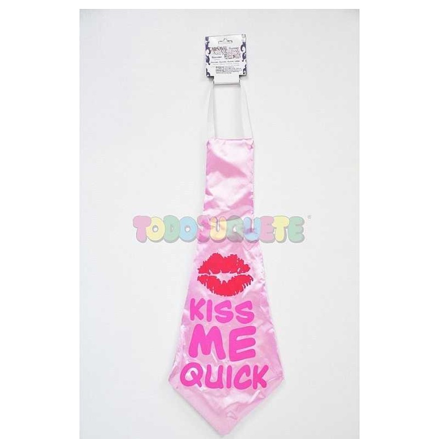 Disfraces Y Accesorios Todojuguete | Acc. Carnaval - Super Corbata Quick Kiss