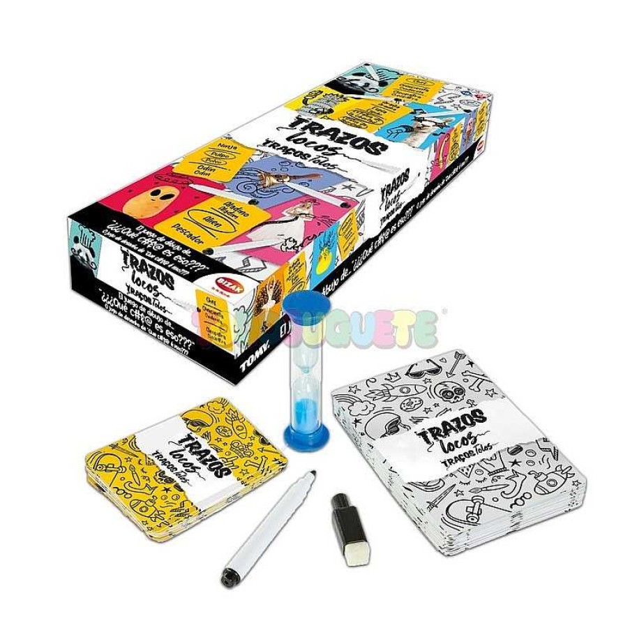 Juegos De Mesa Y Puzzles Bizak,S.A. | Juego Trazos Locos