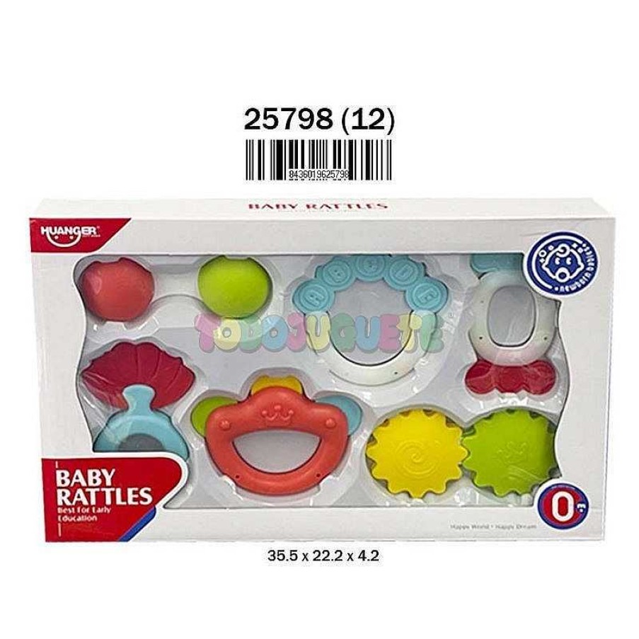 Primera Infancia Rama Tritton,S.L. | Set 6 Sonajero Baby Rattles