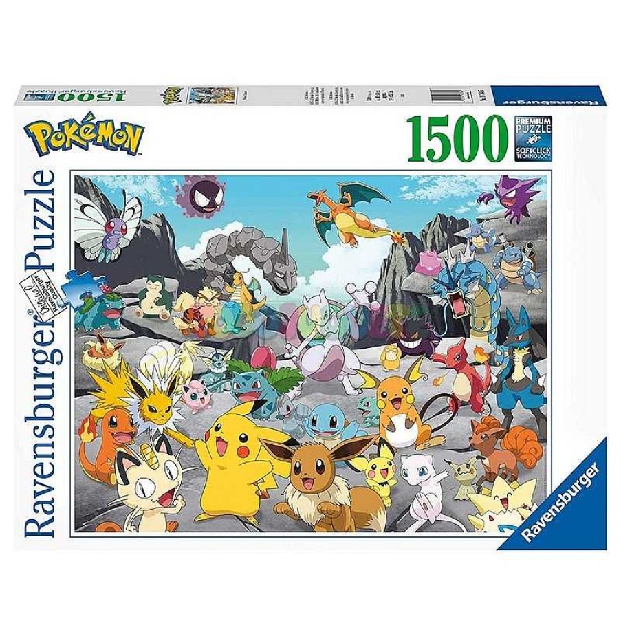 Juegos De Mesa Y Puzzles Pokemon | Puzzle 1500 Pokemon Classics