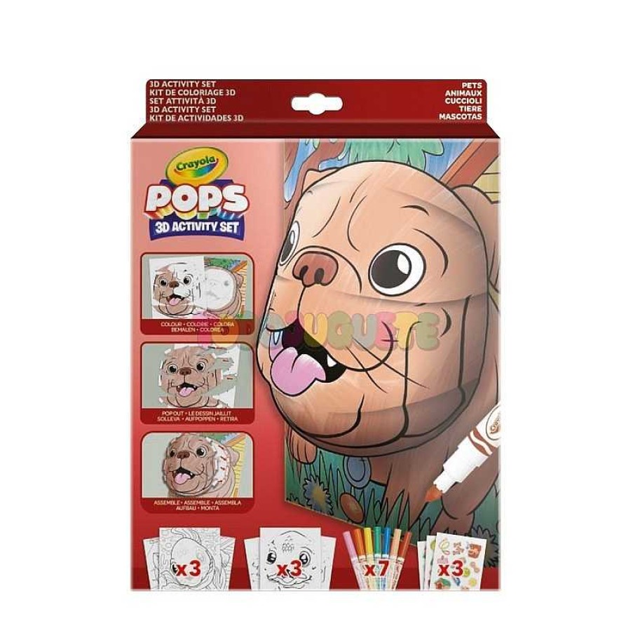 Manualidades Crayola | Color Pops 3D Mascotas Crayola