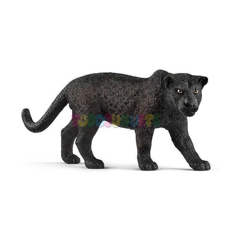 Personajes Y Accesorios Schleich | Figura Pantera Negra Schleich