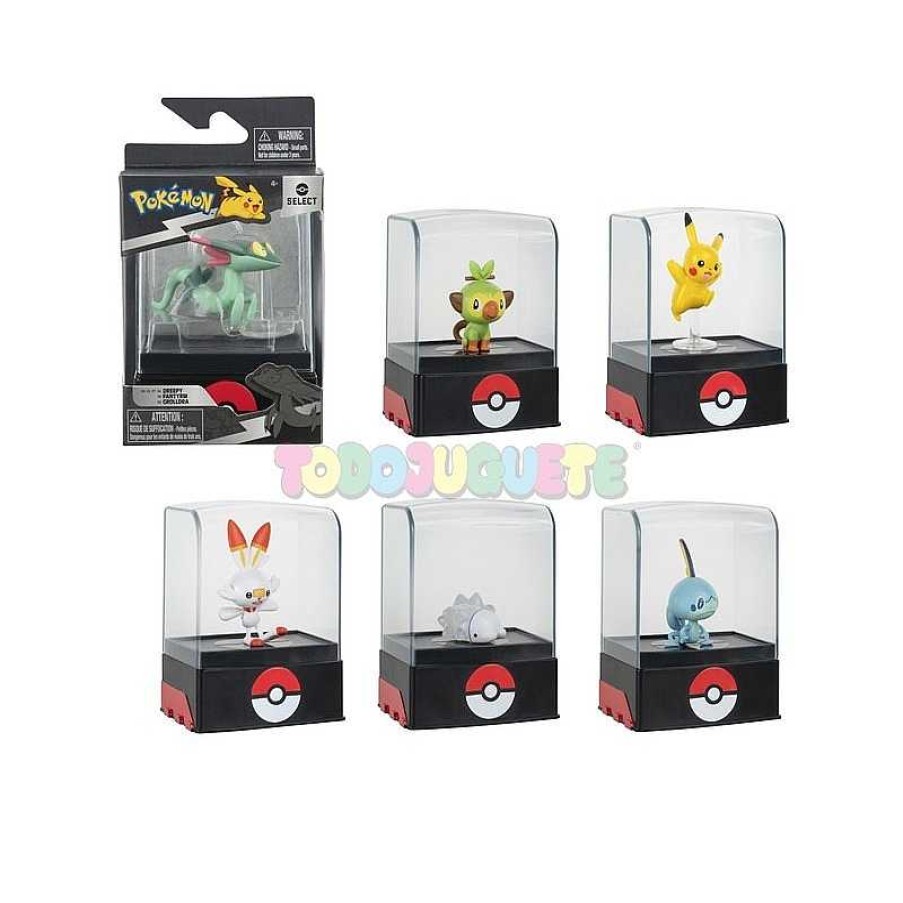 Personajes Y Accesorios Pokemon | Pokemon Figura Con Vitrina Surtido