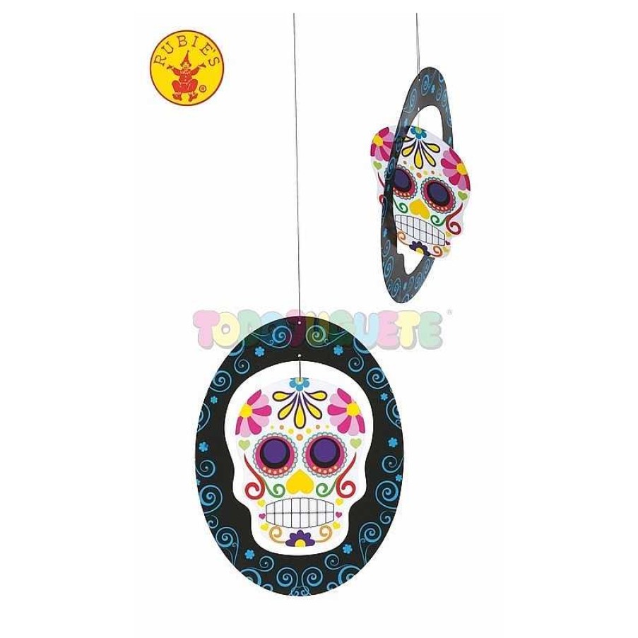 Disfraces Y Accesorios Todojuguete | Colgante Calavera D A De Los Muertos