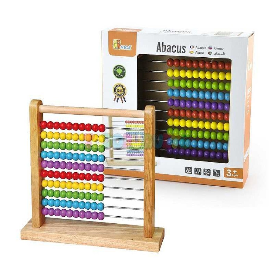 Juegos De Mesa Y Puzzles Todojuguete | Baco De Madera Multicolor En Caja