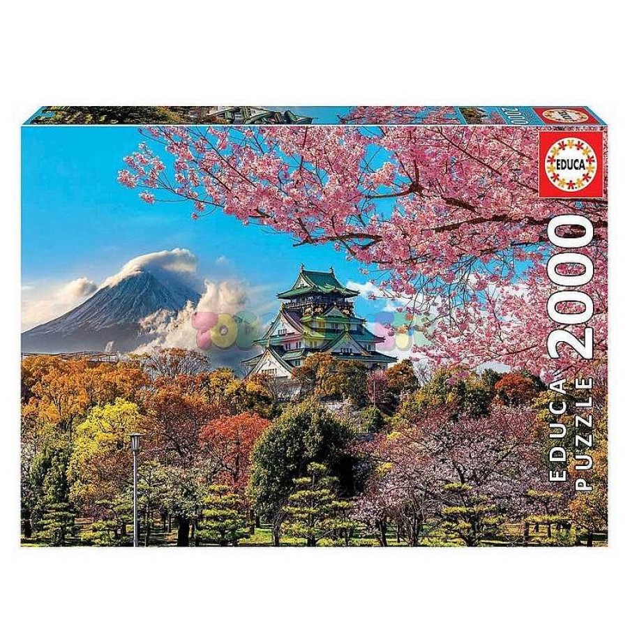 Juegos De Mesa Y Puzzles Educa Borras S.A. | Puzzle 2000 Castillo De Osaka, Jap N