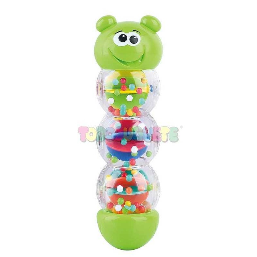 Primera Infancia Playgo Ltd | Sonajero Oruga Pl Stico R Gido Cartepillar Rattle