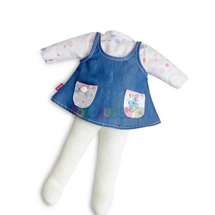 Mu Ecas Y Accesorios Berjuan,S.L.,Muñecas. | Baby Susu Vestido Sport Vaquero 38 Cms