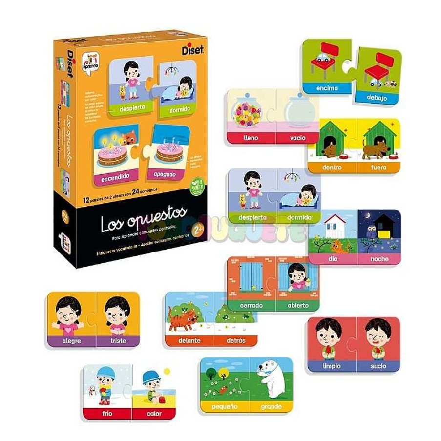 Juegos De Mesa Y Puzzles Oregon | Juego Educativa Los Opuestos