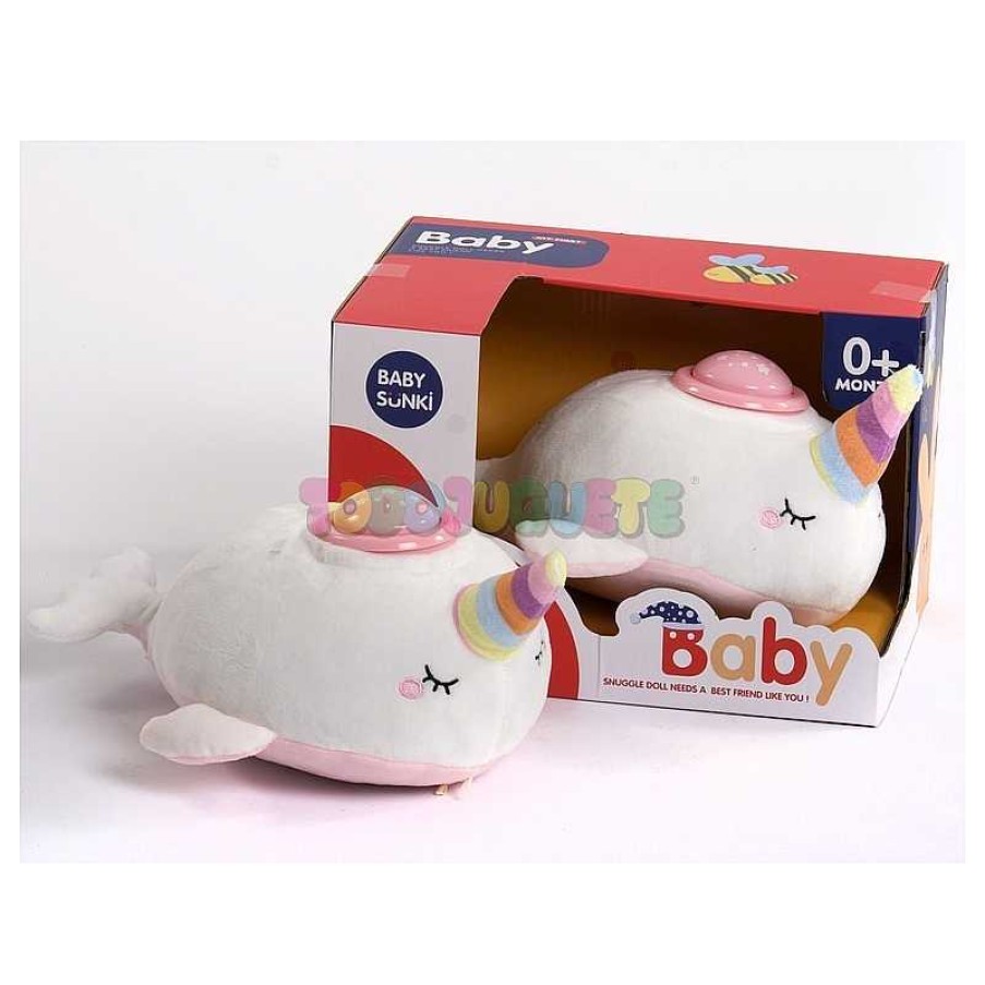 Primera Infancia Alfabest | Peluche Unicornio Luz, Sonido, M Sica Baby