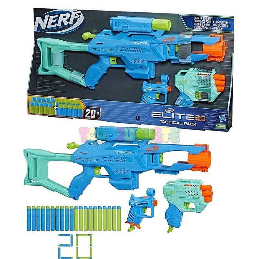 Personajes Y Accesorios Nerf | Nerf Elite 2.0 Tactical Pack