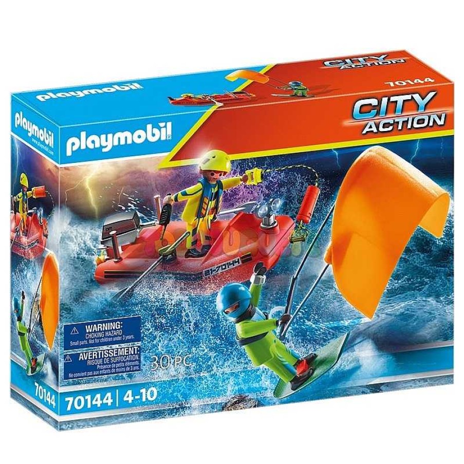 Playmobil,S.A. Playmobil,S.A. | Rescate Mar Timo Rescate De Kitesurfer Con Bote