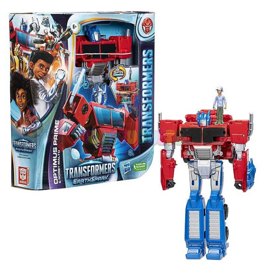 Personajes Y Accesorios Hasbro | Transformers Earthspark Spinchanger Opimus Prime