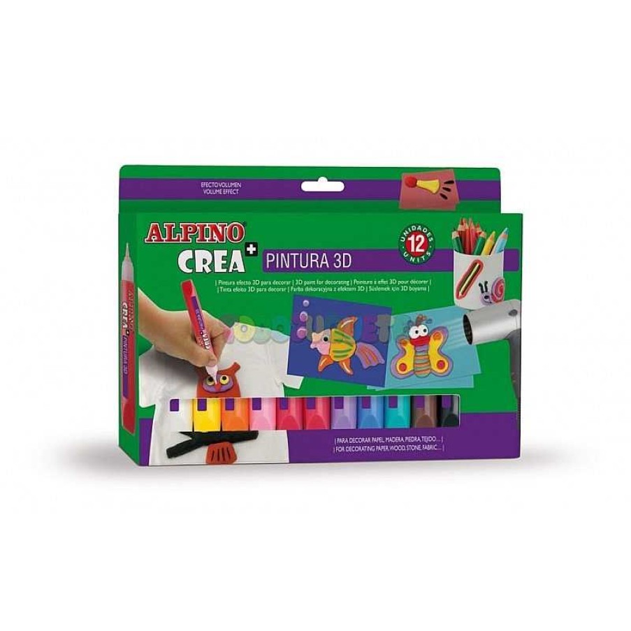 Manualidades Alpino | Kit Crea Pintura 3D Alpino Crea