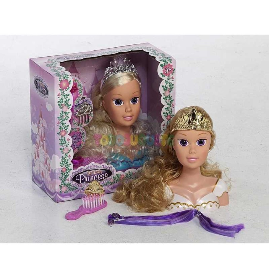 Mu Ecas Y Accesorios Todojuguete | Busto Mi Lovely Princesa Con Extensiones Lilas