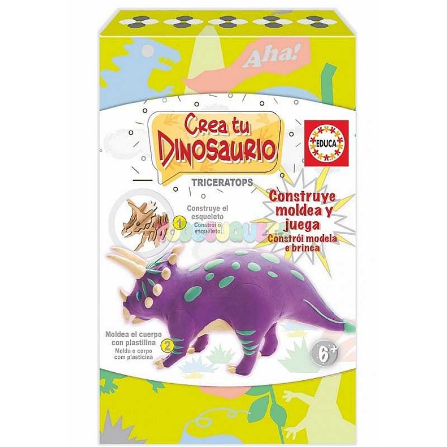 Manualidades Educa Borras S.A. | Crea Tu Dinosaurio Triceratops