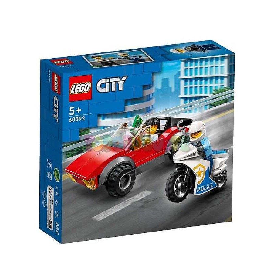 Juegos De Construcci N Lego | Lego City Moto Policia Y Coche A La Fuga