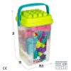 Juegos De Construcci N Color Baby, S.L. | Cubo 50 Piezas Color Block Trendy