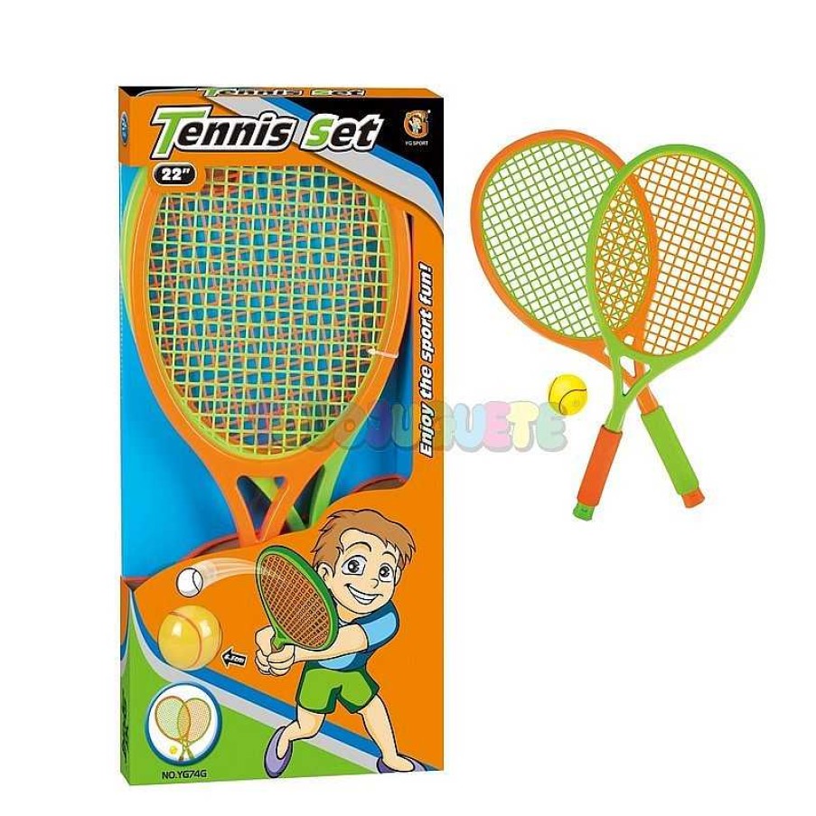 Deportes Y Bicicletas Todojuguete | Gran Set 2 Raquetas 55 Cm