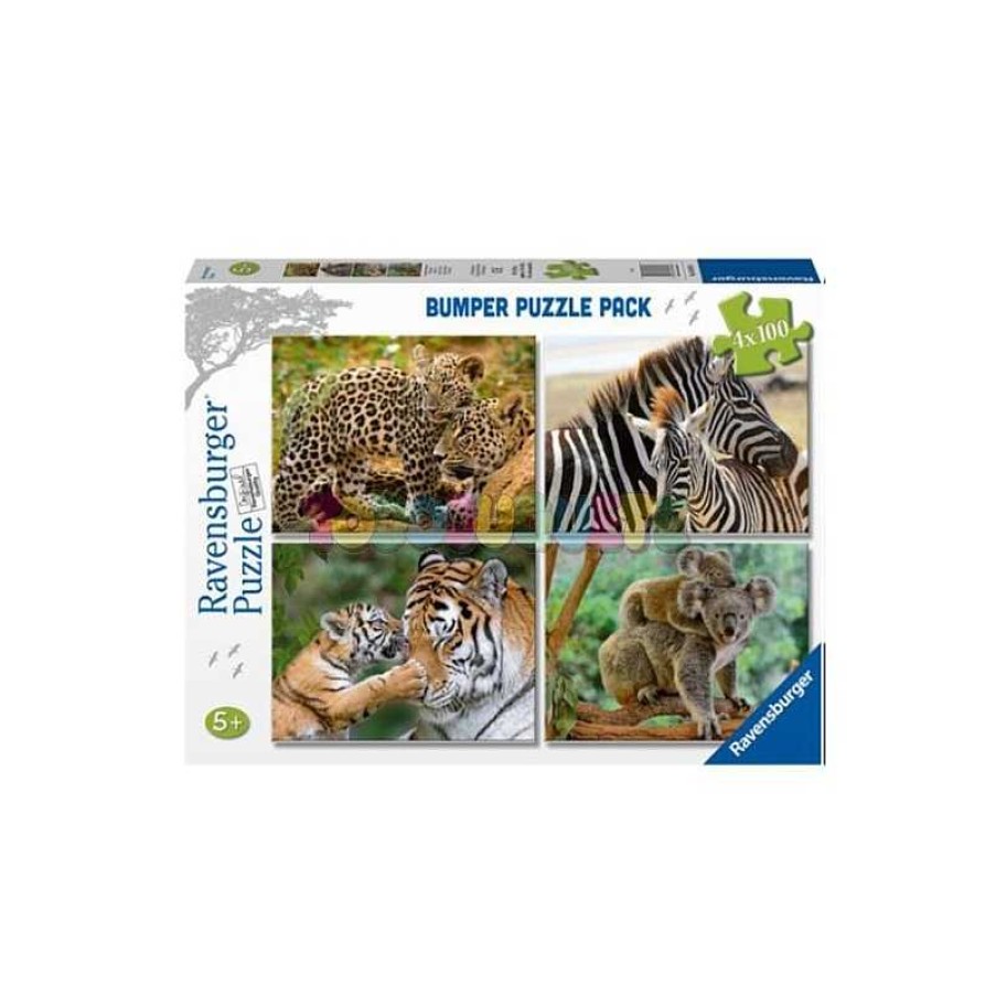 Juegos De Mesa Y Puzzles Ravensburger Spieleverlag Gmbh | Puzzle 4X100 Animales Salvajes