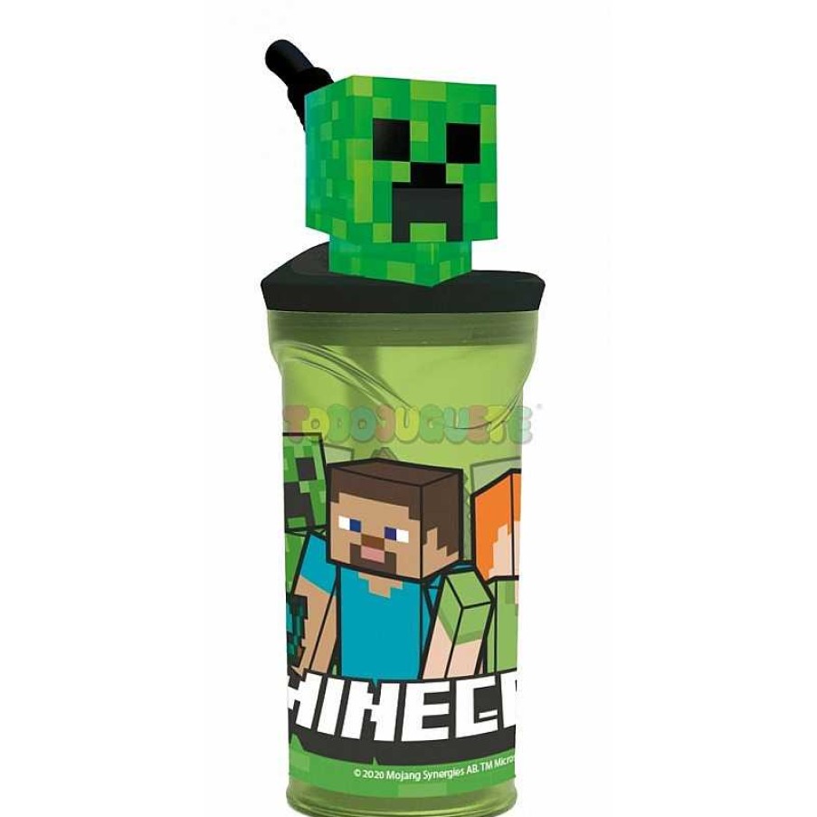 Art Culos Regalo Minecraft | Vaso Figura 3D 360Ml Minecraft