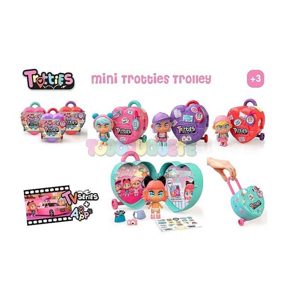 Mu Ecas Y Accesorios Nenuco | Mini Trotties Mu Eca En Trolley Surtido